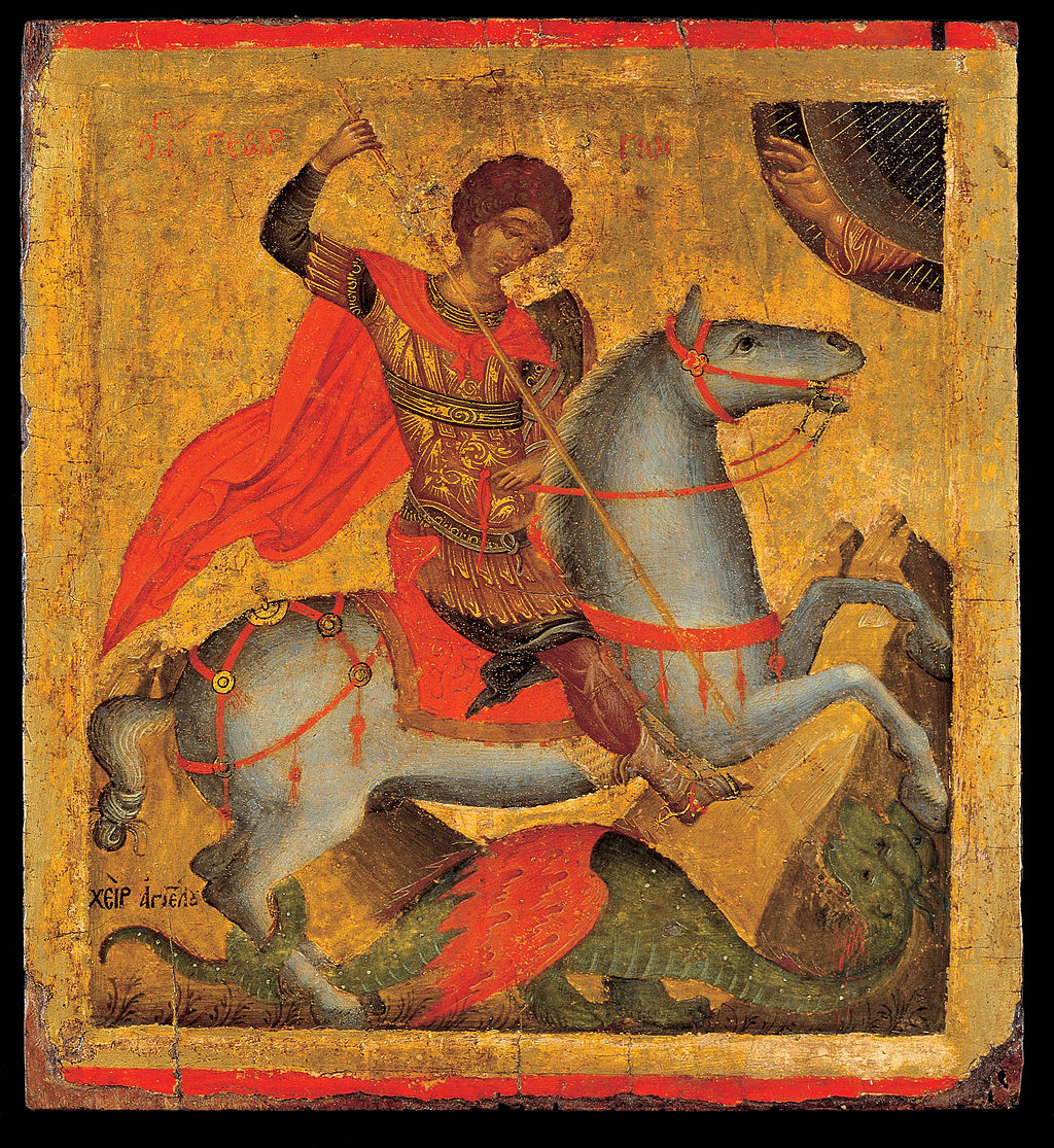 St. George and the Dragon, a symbol of mastering the senses and inner control